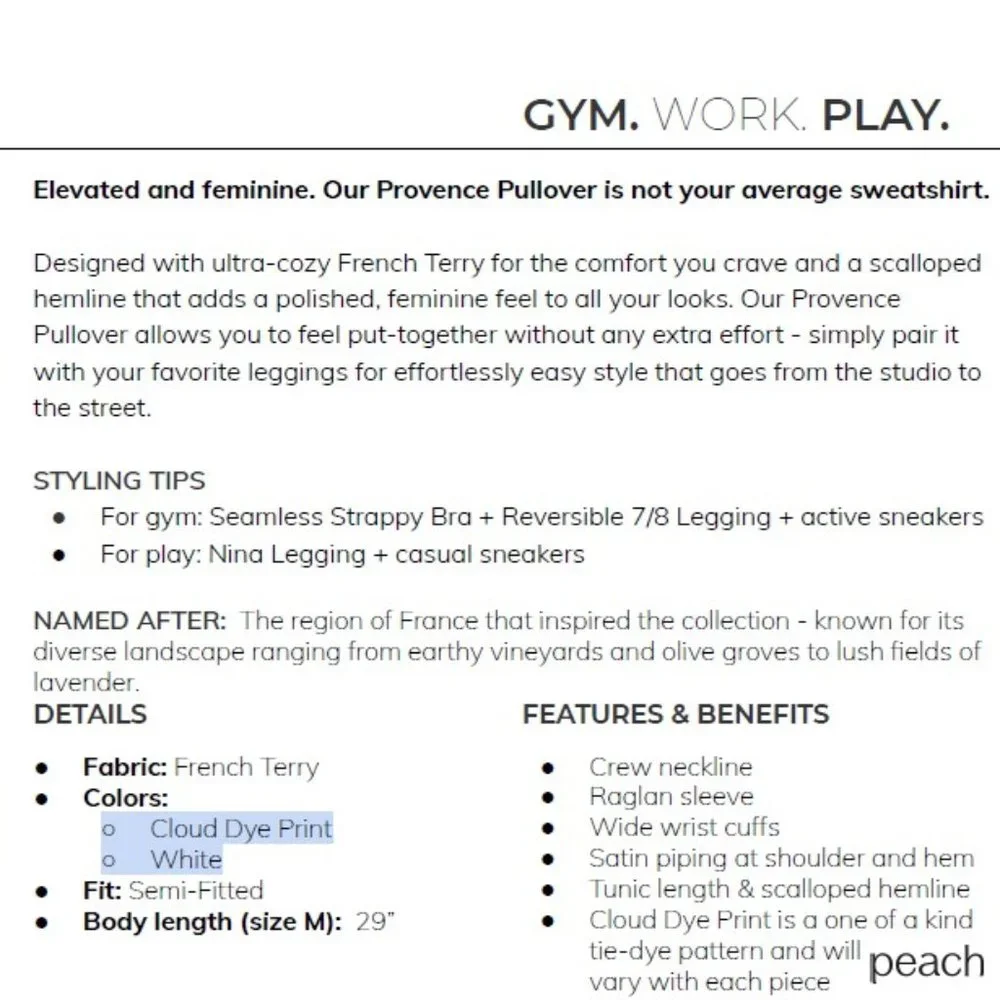 Provence Pullover - Picture 2 of 2